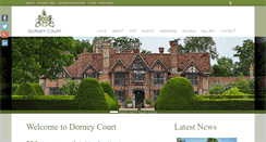Desktop Screenshot of dorneycourt.co.uk